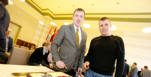 2016 Liepājas domē sveic "zelta" hokejistus