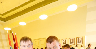 2016 Liepājas domē sveic "zelta" hokejistus