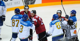 2016 PČ: Latvija - Kazahstāna 2:1