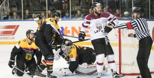 Foto 2016 OKT Latvija - Vācija 2:3