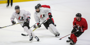 FOTO: Kanādas olimpiskās izlases treniņš