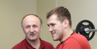 Foto: Hokeja izlases pirmais treniņš