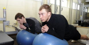 Foto: Hokeja izlases pirmais treniņš