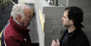 Foto: Znaroks un Vītoliņš vada pirmo ledus treniņu