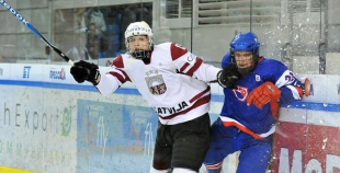 Foto IIHF PČ U18 SVK vs LAT
