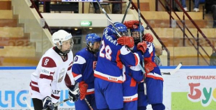 Foto IIHF PČ U18 SVK vs LAT