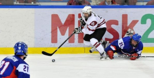 Foto IIHF PČ U18 SVK vs LAT