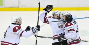 Foto IIHF PČ U18 SVK vs LAT