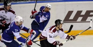 Foto: Latvija atkal uzvar Franciju