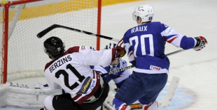 Foto: Latvija atkal uzvar Franciju