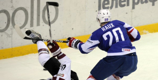 Foto: Latvija atkal uzvar Franciju