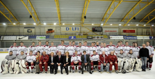 Hokeja izlasei - sportiska pieņemšana