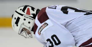 Foto: Latvija atkārtoti uzvar Baltkrieviju