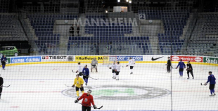 Izlases treniņš pirms spēles