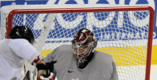 Izlases treniņš pirms spēles