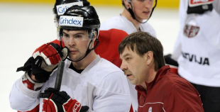 Izlases treniņš pirms spēles