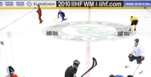 Izlases treniņš pirms spēles