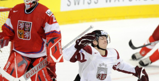 Latvija zaude Čehijai