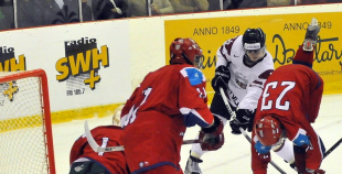 U-20 izlases hokejisti zaudē Krievijai