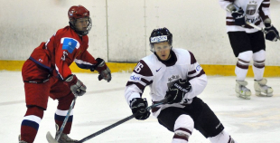 U-20 izlases hokejisti zaudē Krievijai