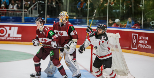 FOTO: Latvija - Kanāda 0:2 