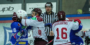 FOTO: Latvija - Slovēnija 3:2 (p.m.)