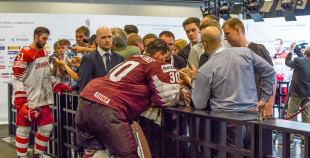 FOTO: Latvija - Dānija (1:0)