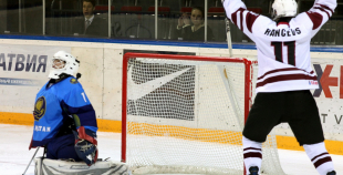 Latvija U-18 - Kazahstāna U-18 8:1