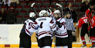 Latvija U-18 - Ungārija U-18 5:0.