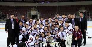 Latvija U-18 - Ungārija U-18 5:0.