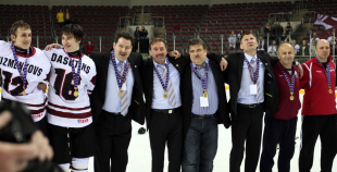 Latvija U-18 - Ungārija U-18 5:0.