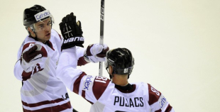 Latvijai pirmā uzvara