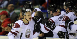 Latvijai pirmā uzvara