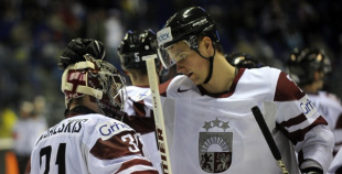 Latvijai pirmā uzvara