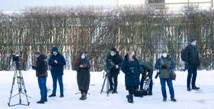 FOTO: Latvijas hokeja izlases dodas uz Pekinas olimpiskajām spēlēm