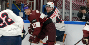 Latvijas izlase pirmajā spēlē atzīst Norvēģijas pārākumu