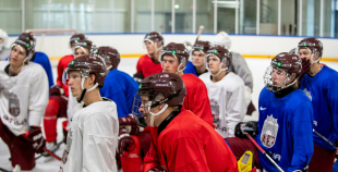 FOTO: Latvijas U-20 valstsvienība turpina gatavoties pasaules čempionātam