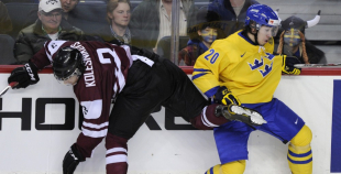 PČ: Latvija U20 - Zviedrija U20 4:9