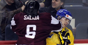 PČ: Latvija U20 - Zviedrija U20 4:9