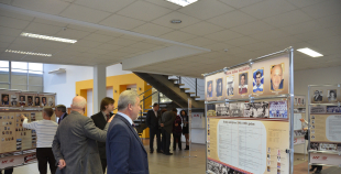 Jēkabpilī atklāta izstāde "Latvijas hokejam - 80"