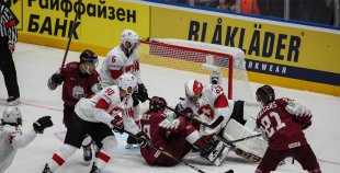 Latvijas izlase lieliski cīnās, taču mača izskaņā piekāpjas Šveicei