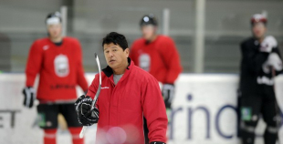 Hokeja izlases pirmais treniņš