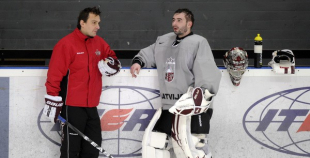 Hokeja izlases pirmais treniņš