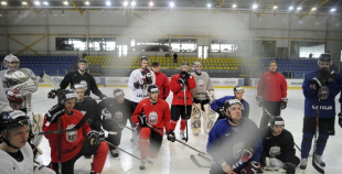 Hokeja izlases pirmais treniņš