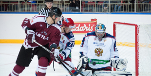 Pirmajā spēlē pret Krieviju minimāls zaudējums