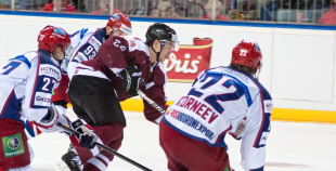 Pirmajā spēlē pret Krieviju minimāls zaudējums