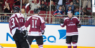 Latvijas izlase otrajā spēlē uzveic Franciju