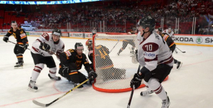 Latvija uzvar Vāciju