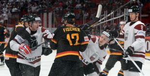 Latvija uzvar Vāciju