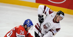 Latvija piedzīvo zaudējumu pret Čehiju